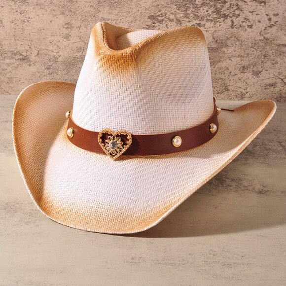 new COWGIRL COWBOY hat party rodeo beach (2-colors) western festival concert main image 5